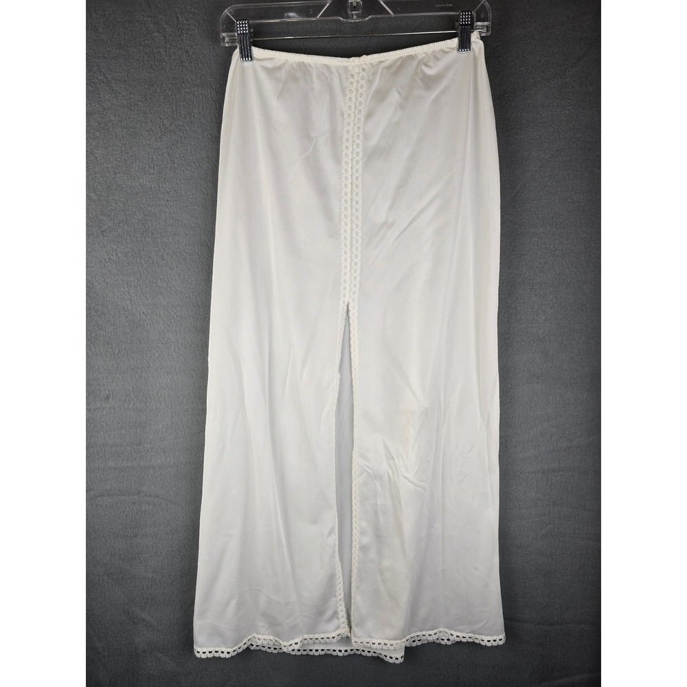 Formfit Rogers Half Slip Womens L Ivory Eyelet Trim Vintage Lingerie Coquette